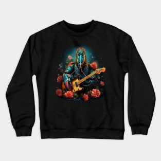Lobster Playing Guitar Crewneck Sweatshirt